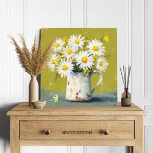 Daisy Bouquet Art