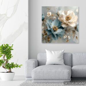 Elegant Peony Bloom Art
