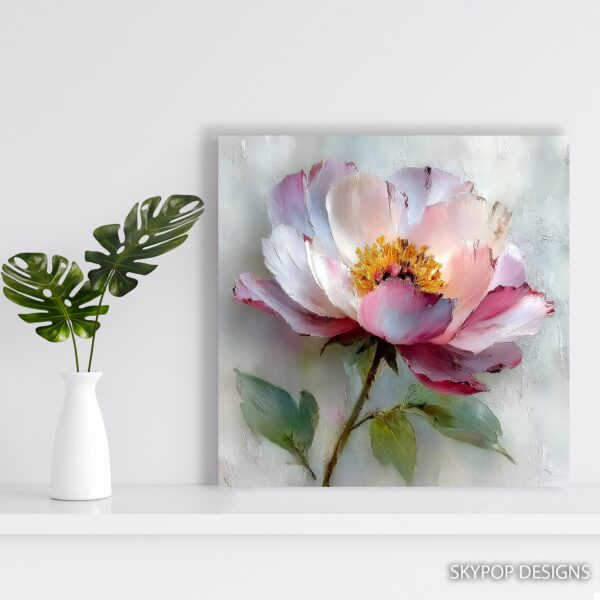 Pink Peony Art