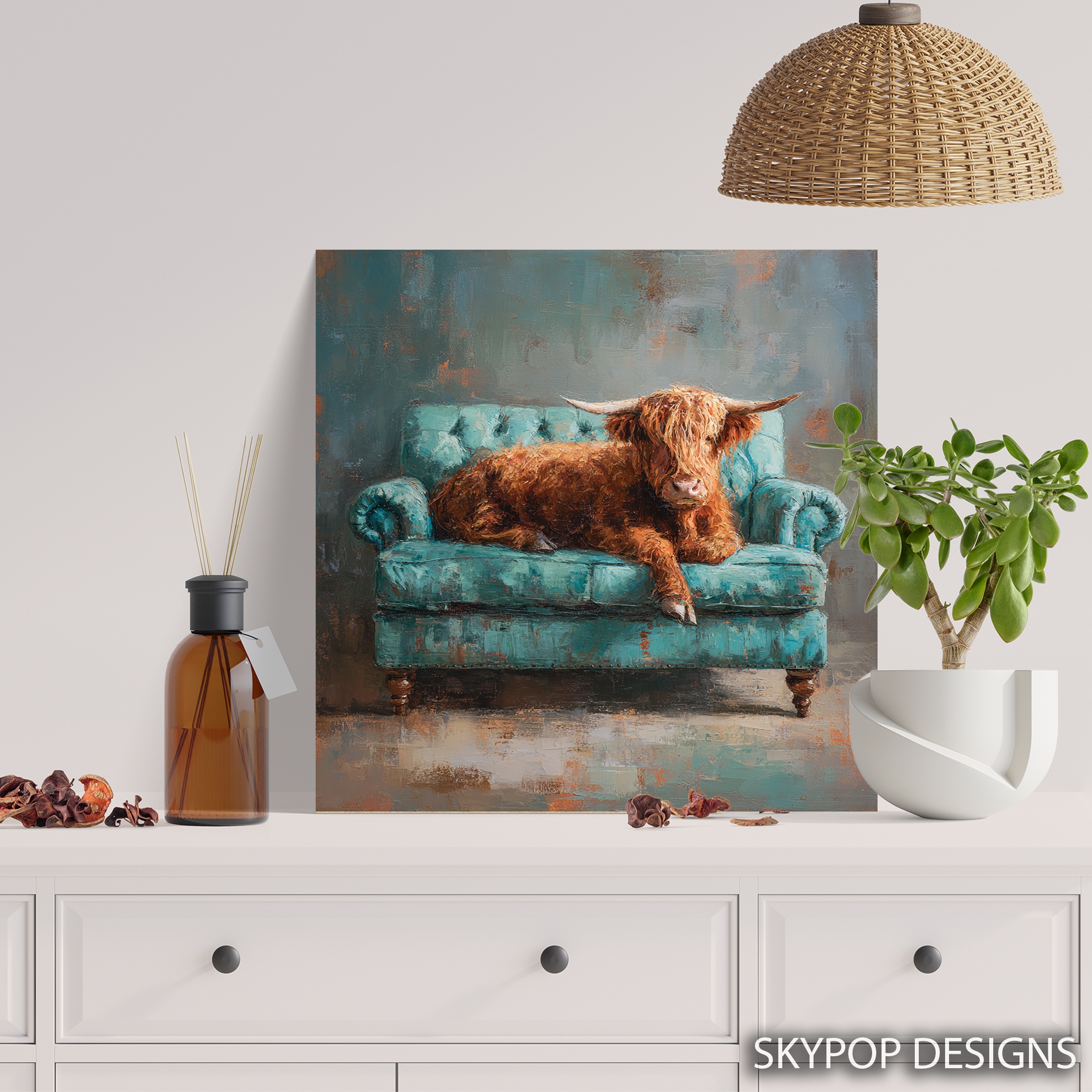 5.jpg Highland Cow Art