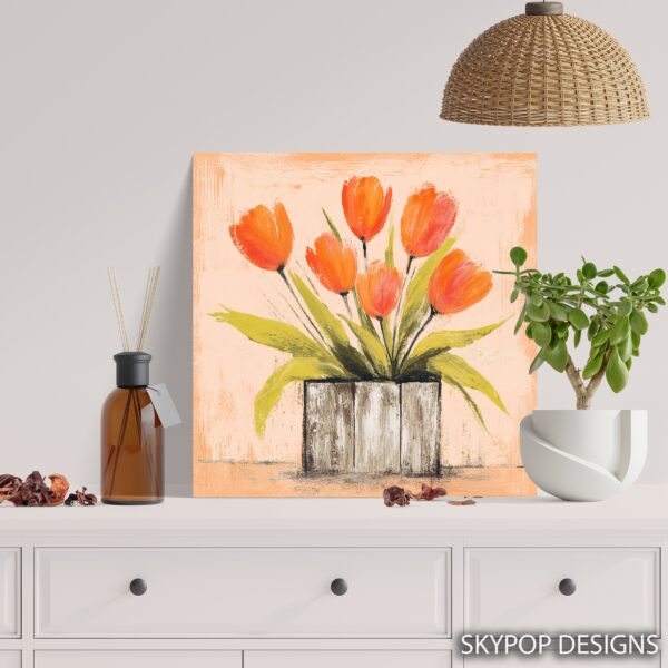 Orange Tulips Art