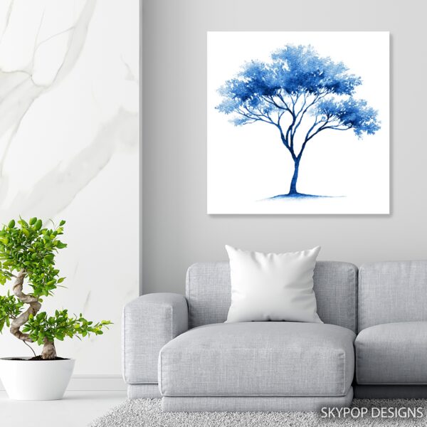 Blue Tree Art