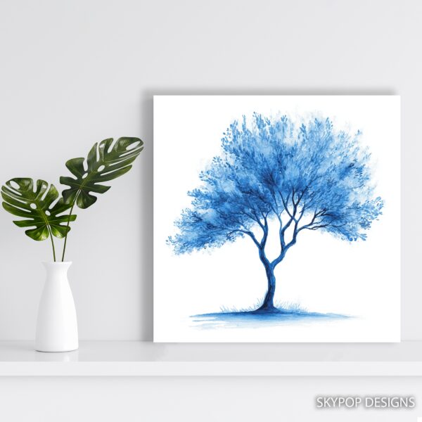 Blue Tree Art