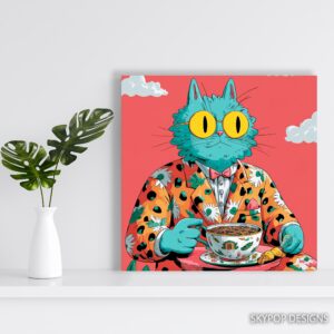 Cat Coffee Art
