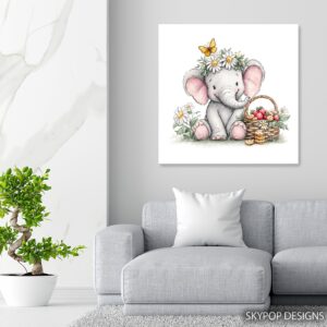 Baby Elephant Art