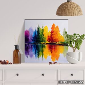 Rainbow Forest Art