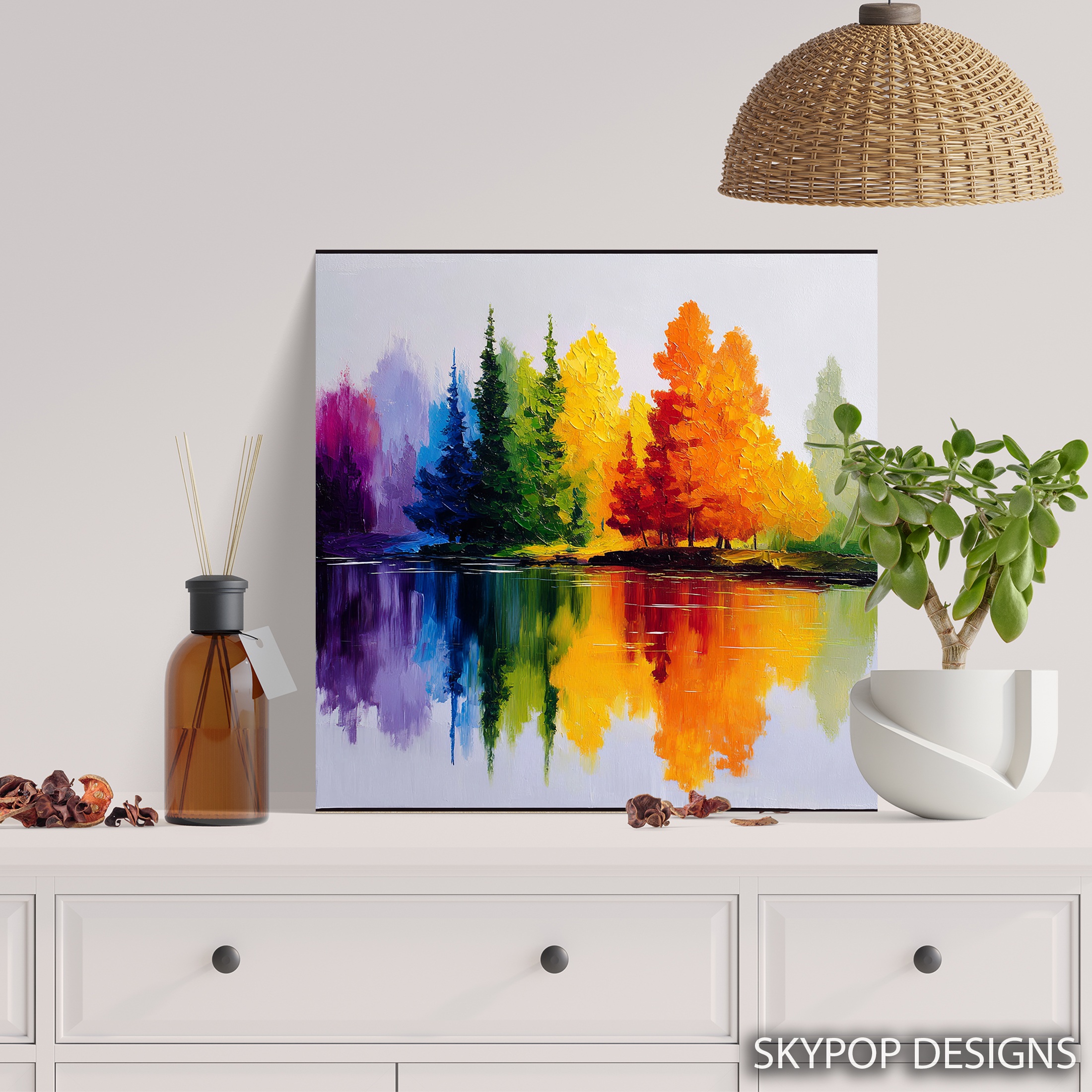 5.jpg Rainbow Forest Art