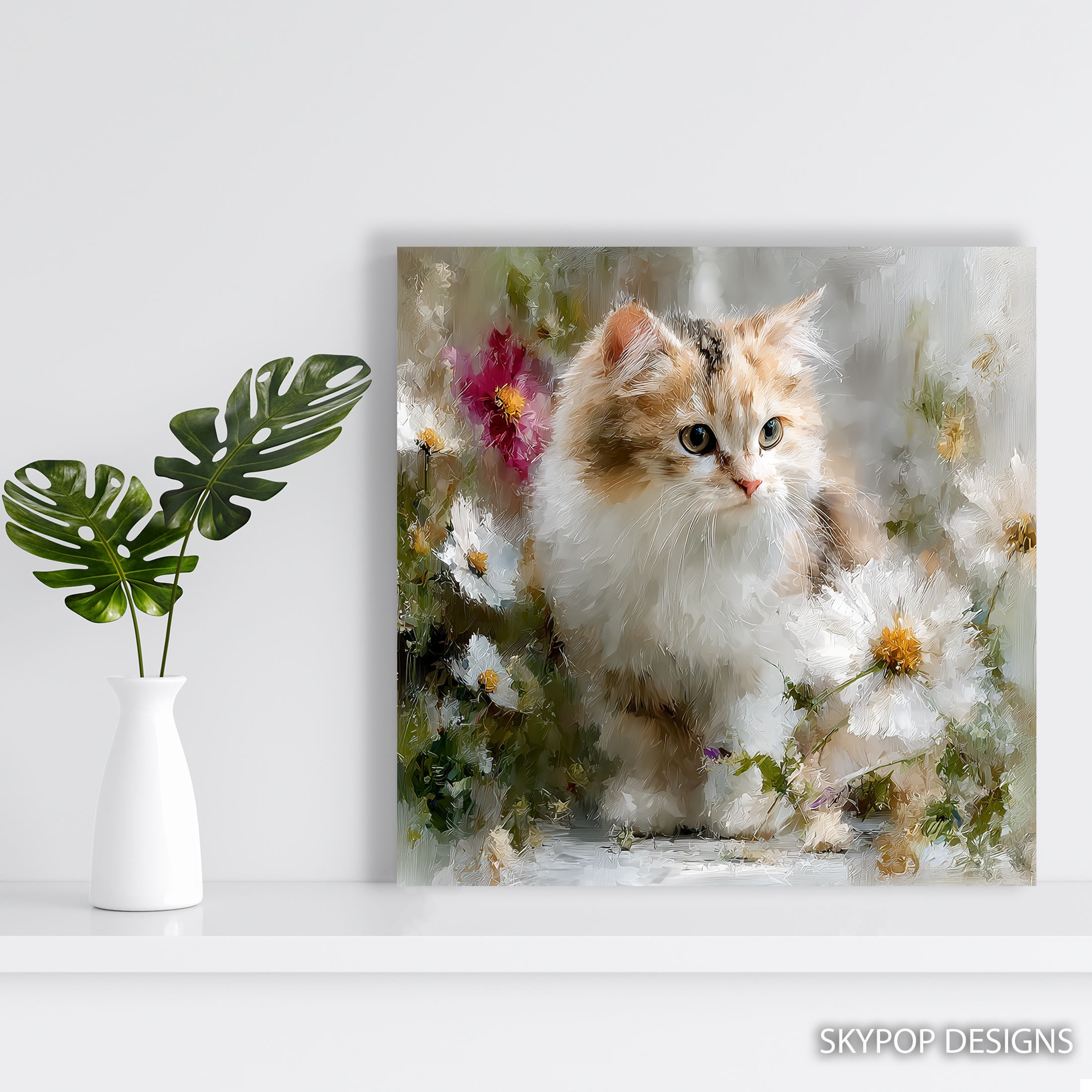 5.jpg Fluffy Kitten Art