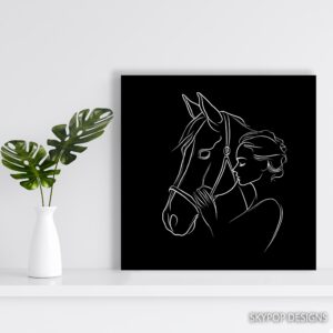 Horse and Rider Art