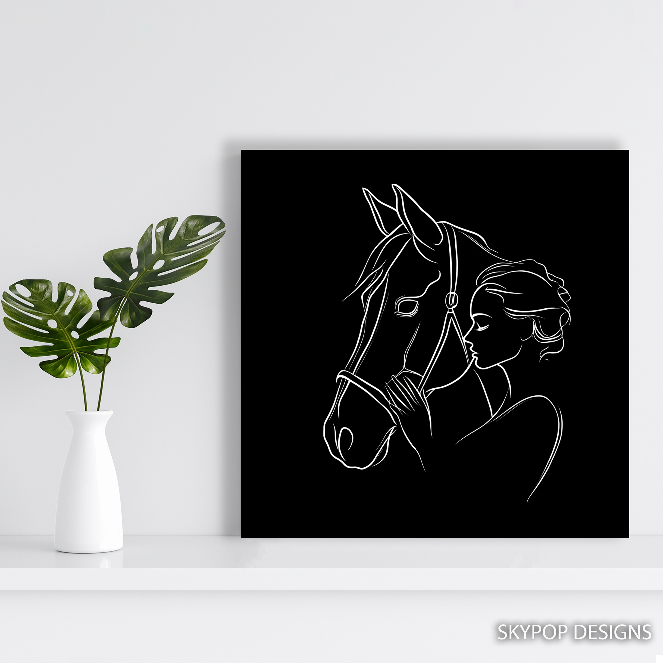 5.jpg Horse and Rider Art