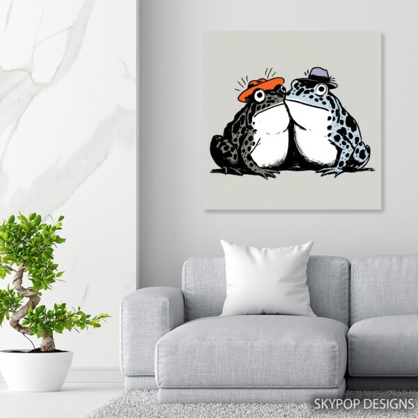 Frog Couple Art