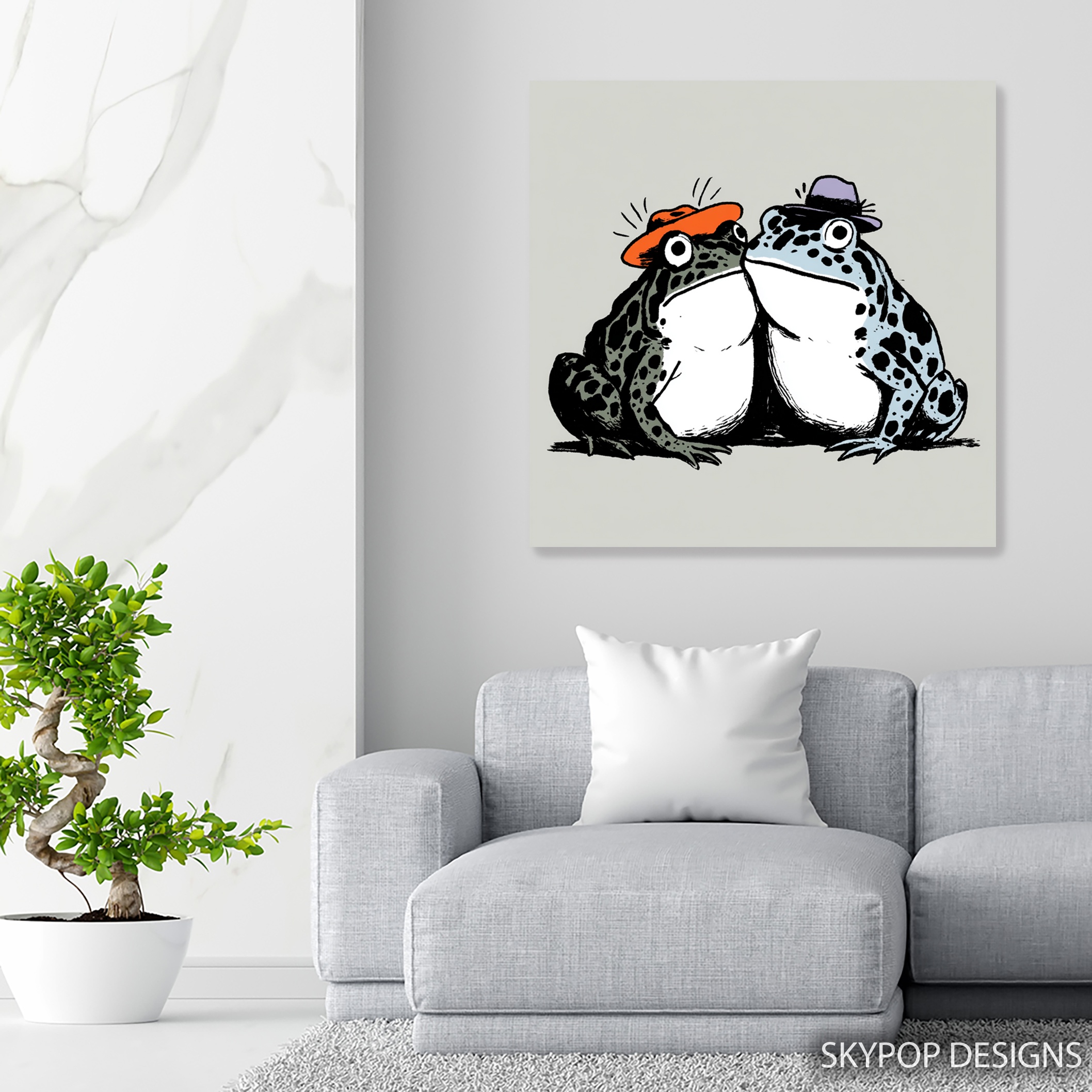 5.jpg Frog Couple Art