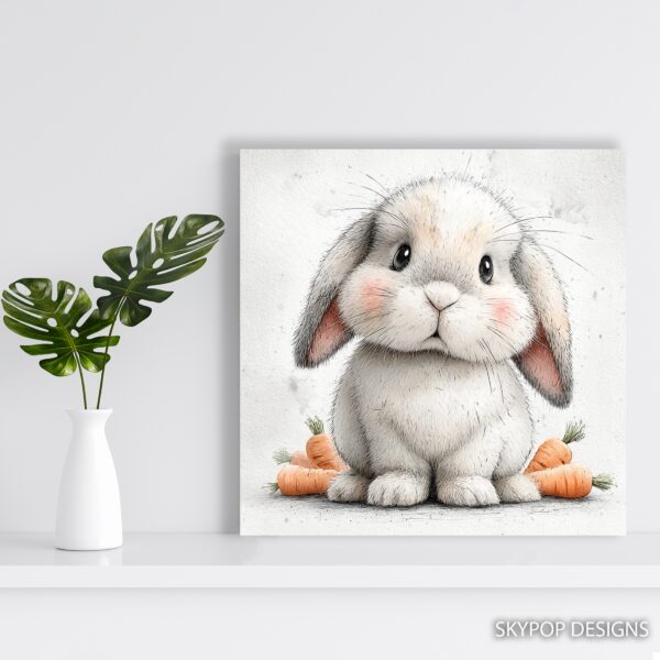 Bunny Carrot Art