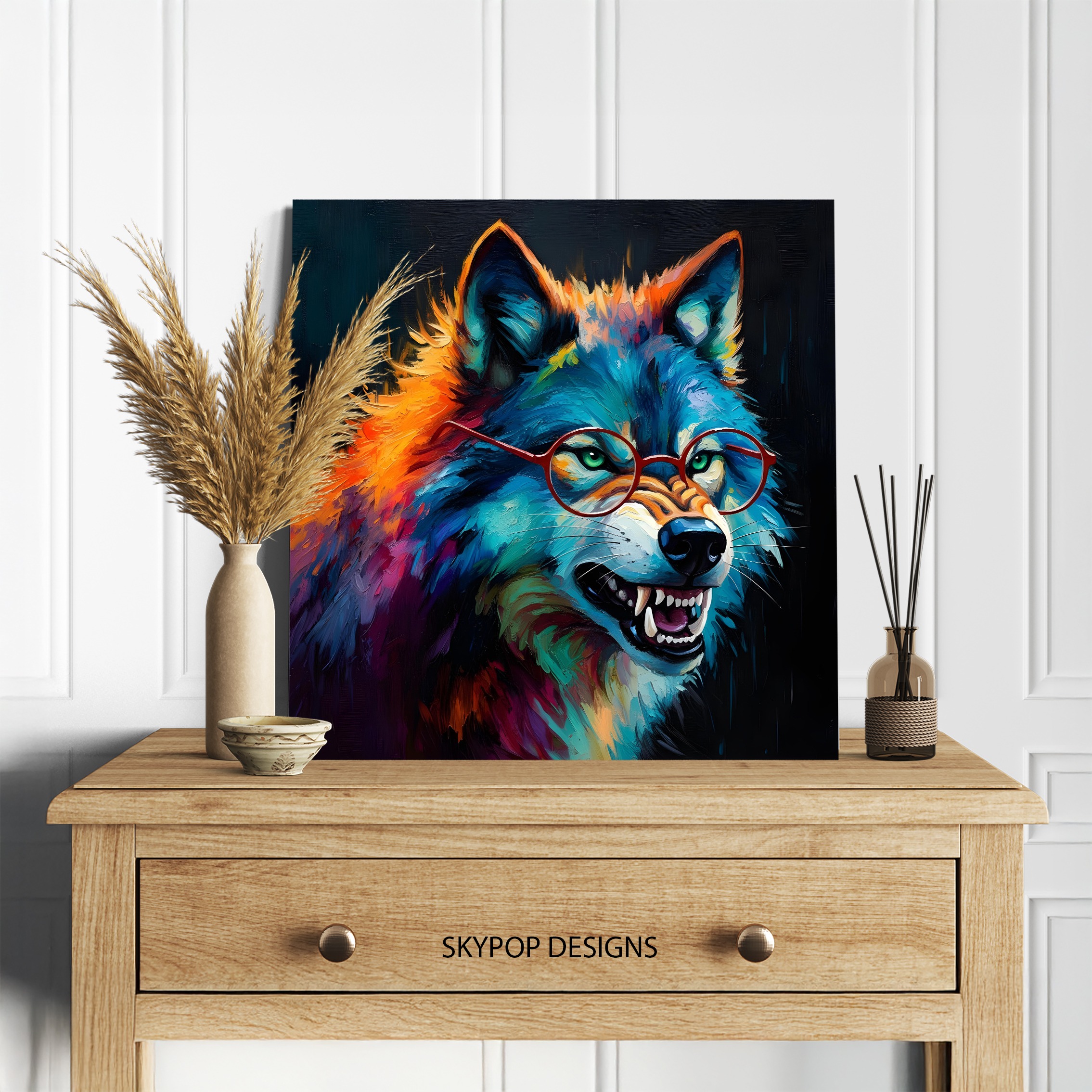 5.jpg Wolf Art Canvas or Poster