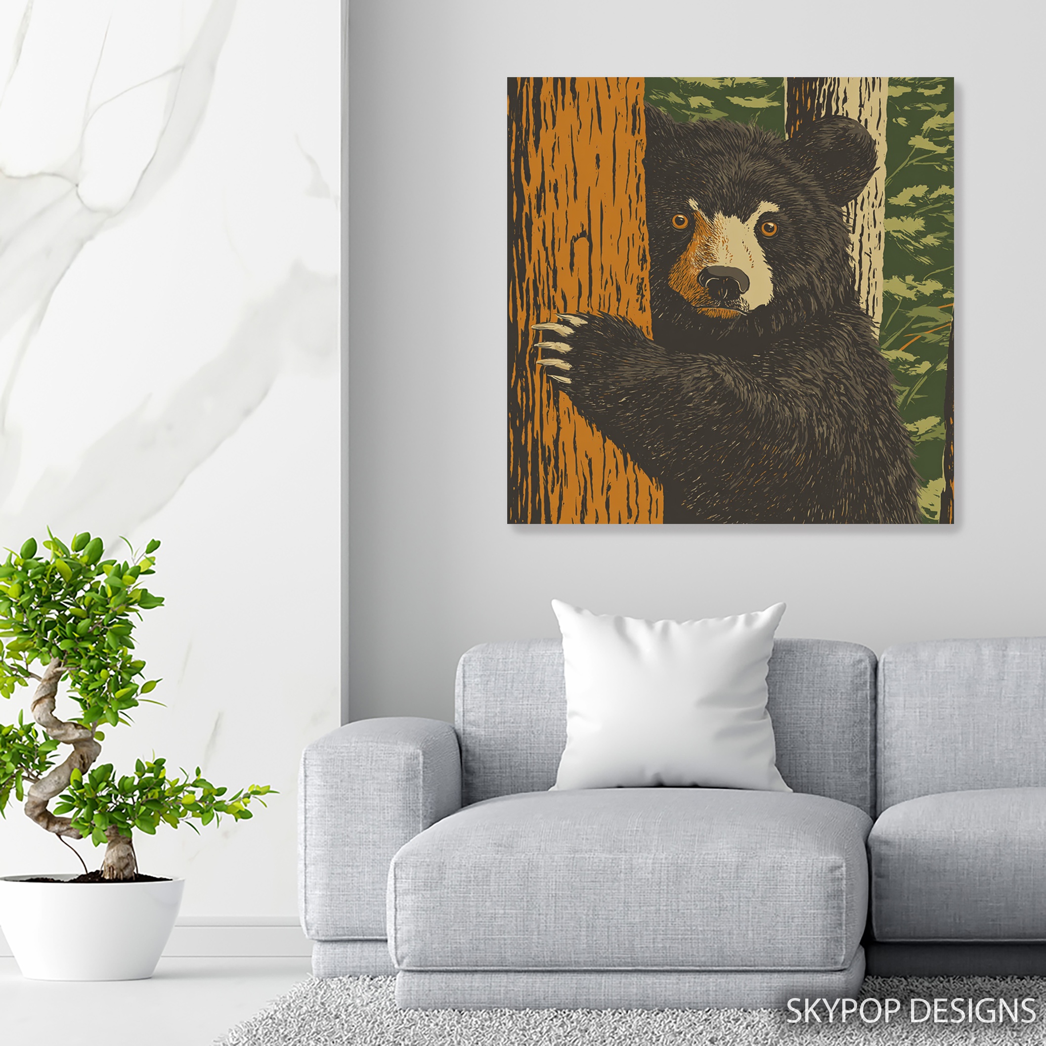 5.jpg Bear Forest Art