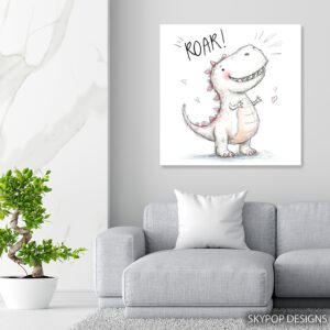 Cute Dinosaur Art
