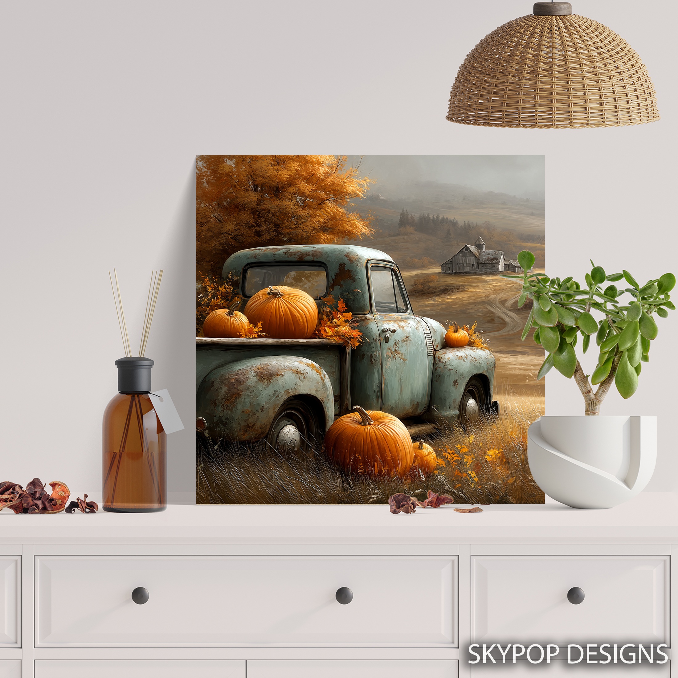 5.jpg Autumn Pumpkin Truck Art