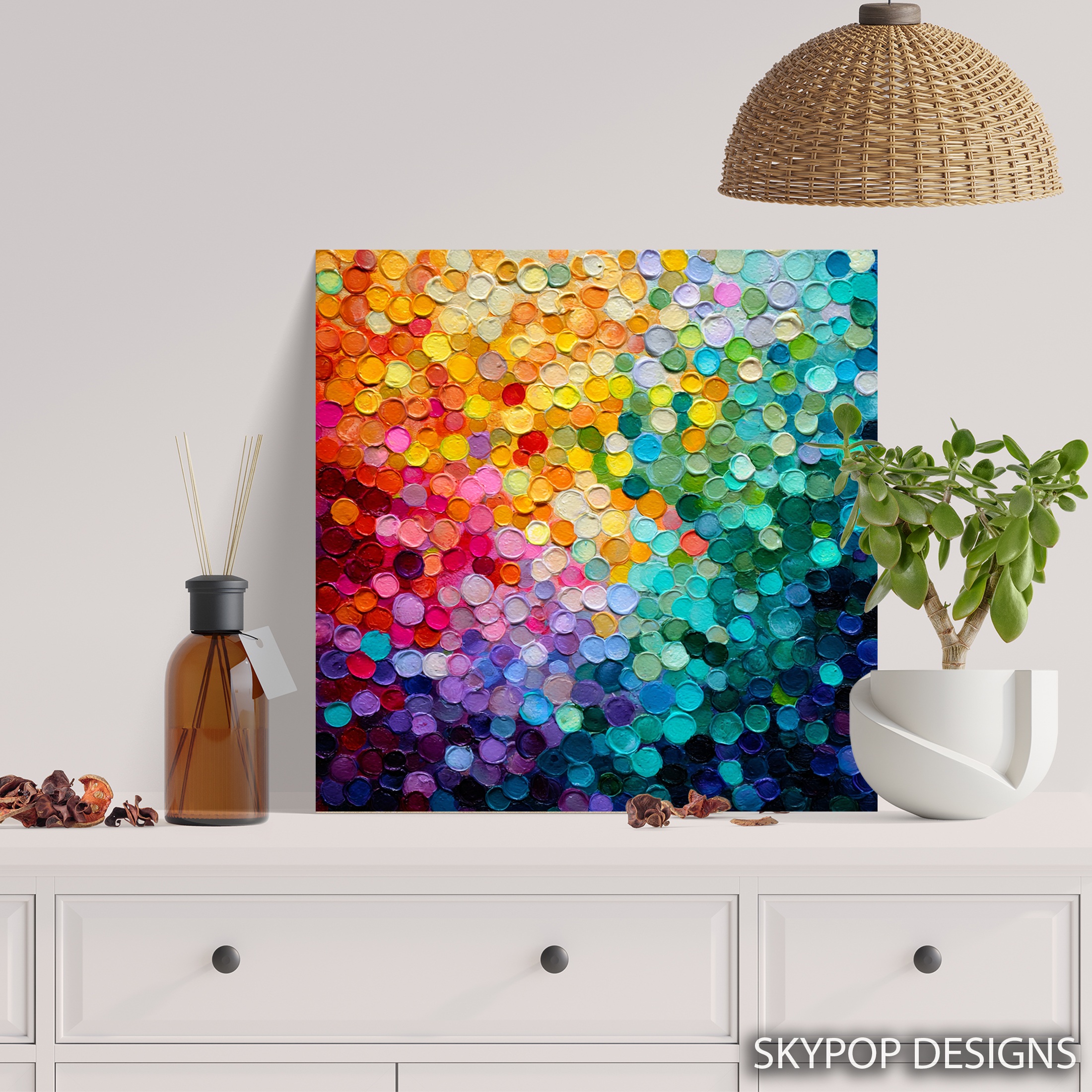 5.jpg Vibrant Circles Art