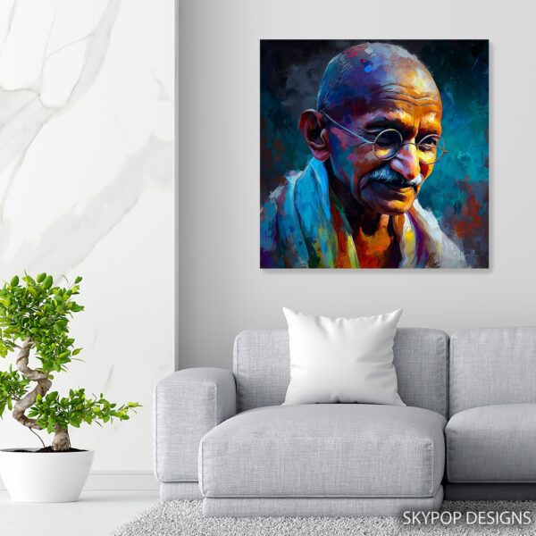 Gandhi Portrait Art