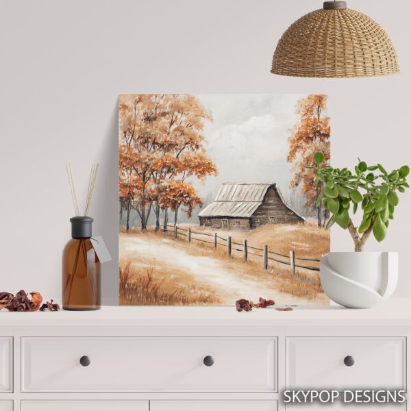 Autumn Barn Art