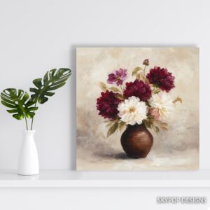 Elegant Flower Vase Art