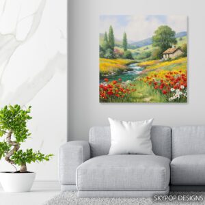 Countryside Stream Art
