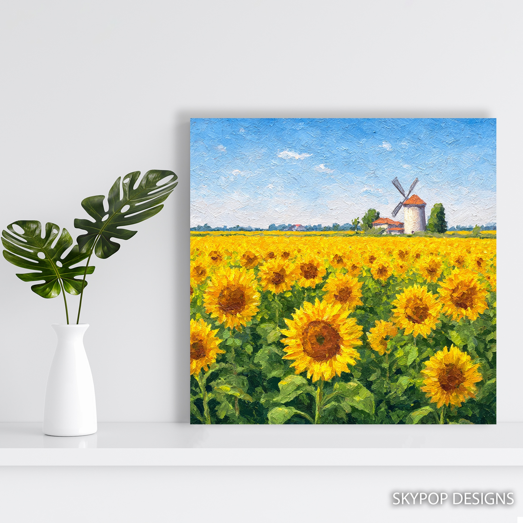 5.jpg Sunflower Field Art