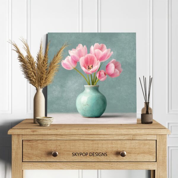 Pink Tulips Art