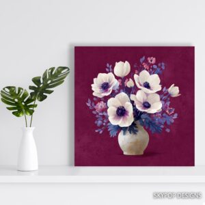 Anemone Bouquet Art