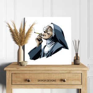 Smoking Nun Art