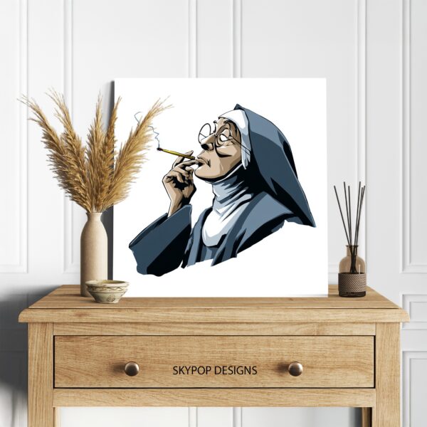 Smoking Nun Art