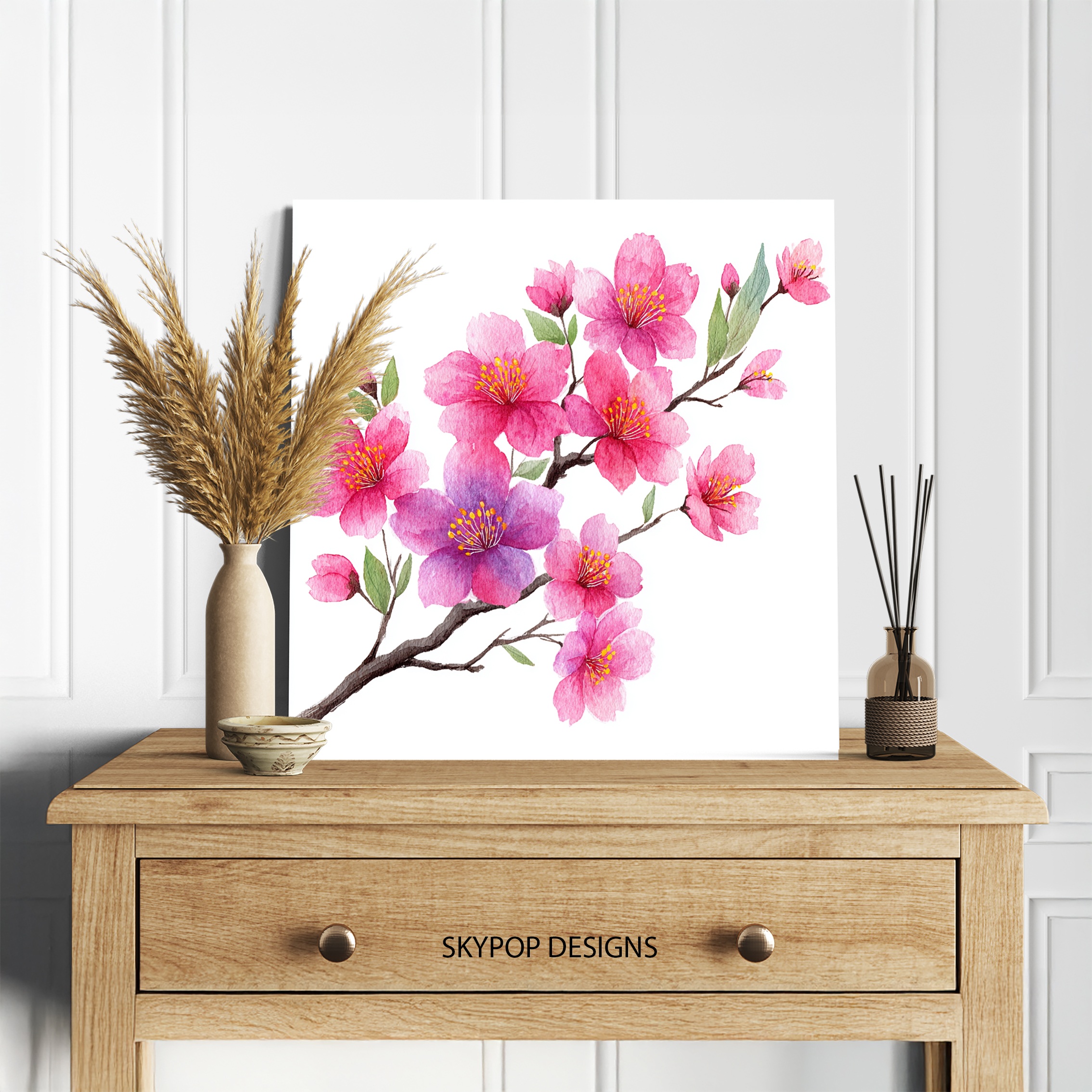 5.jpg Cherry Blossom Branch Art