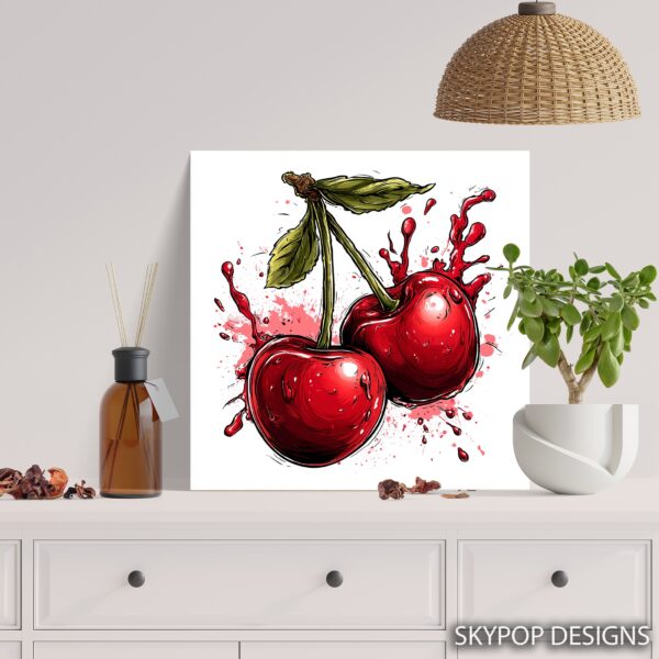 Cherry Splash Art