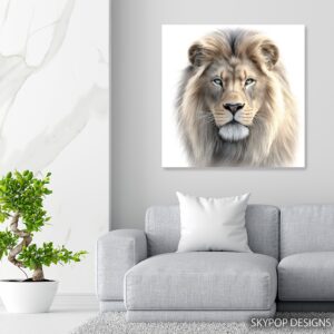 Lion Portrait Art