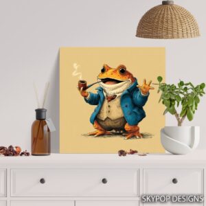 Gentleman Frog Art