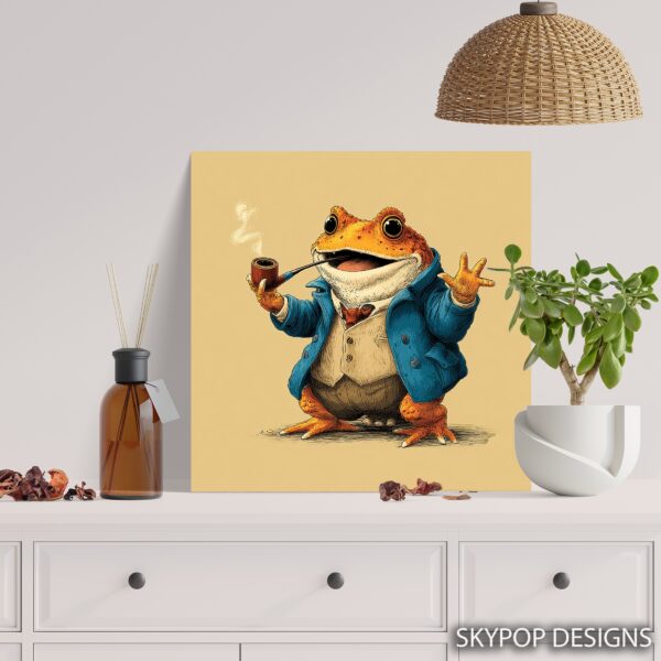 Gentleman Frog Art