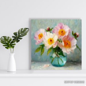 Peony Bouquet Art