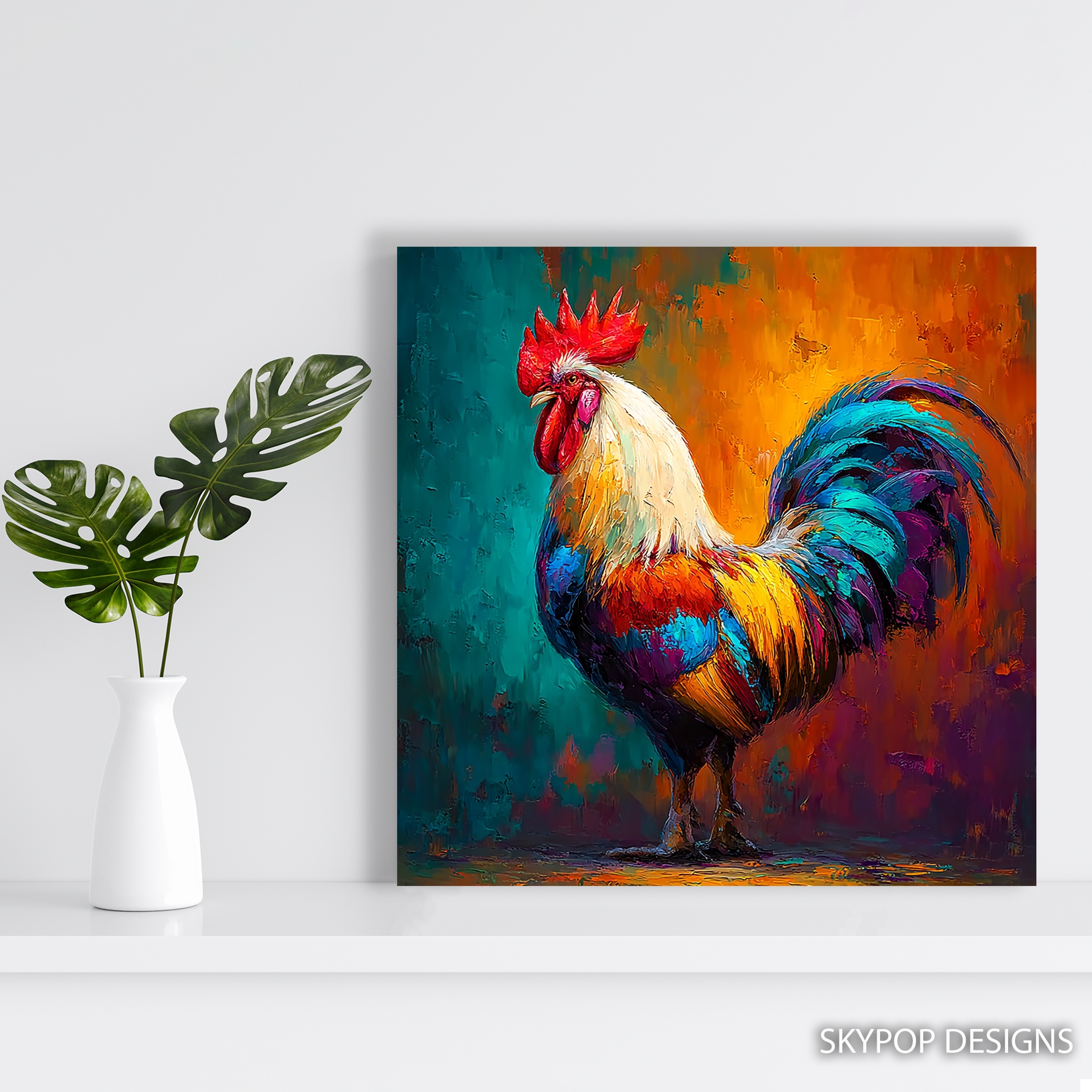 5.jpg Rooster Art
