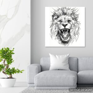 Roaring Lion Art