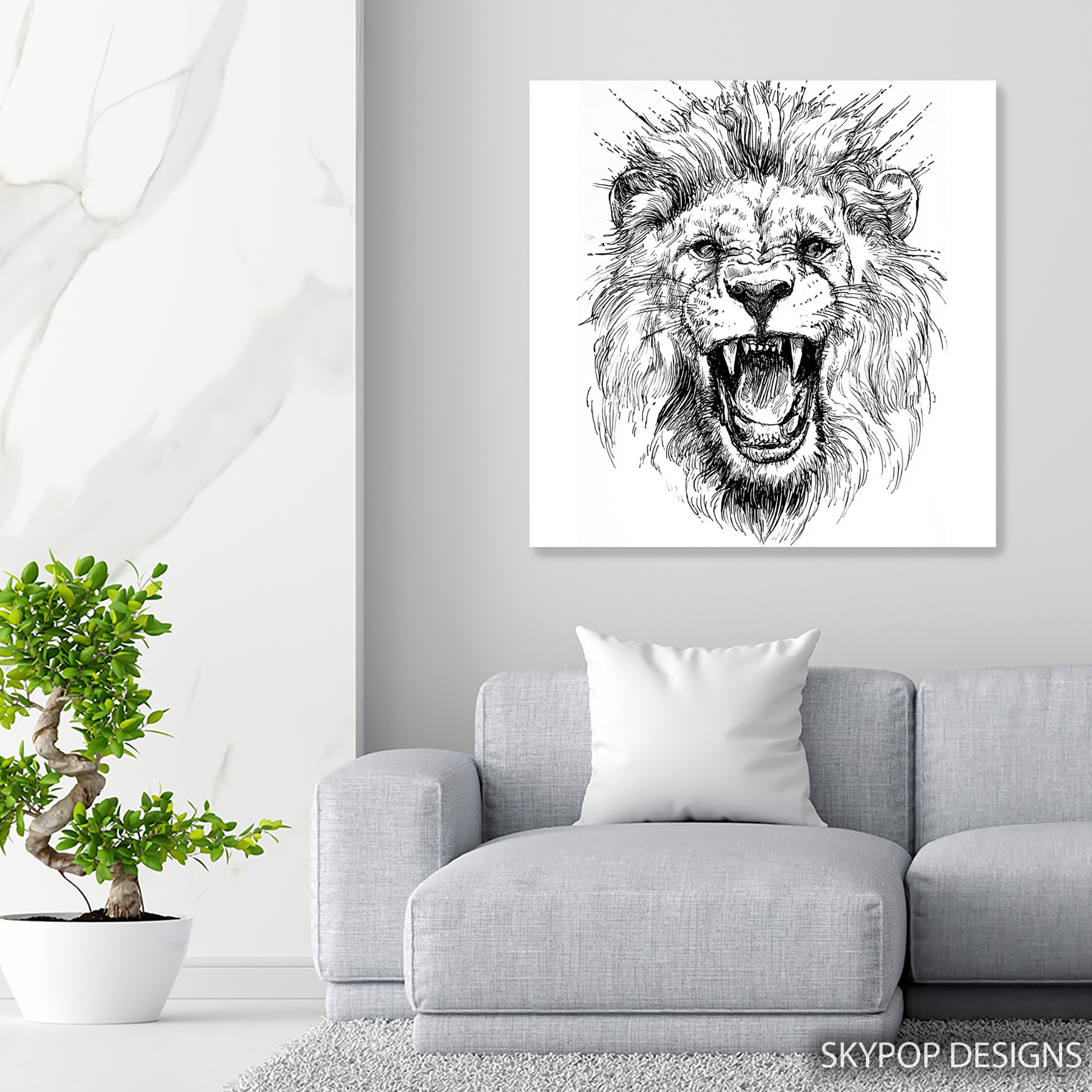 5.jpg Roaring Lion Art