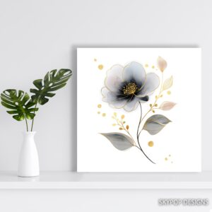 Golden Blossom Art