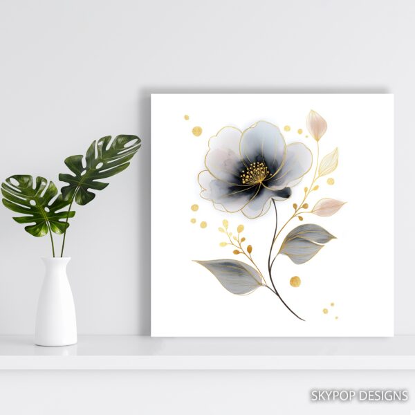Golden Blossom Art