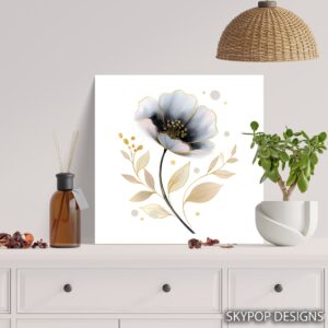 Elegant Poppy Art