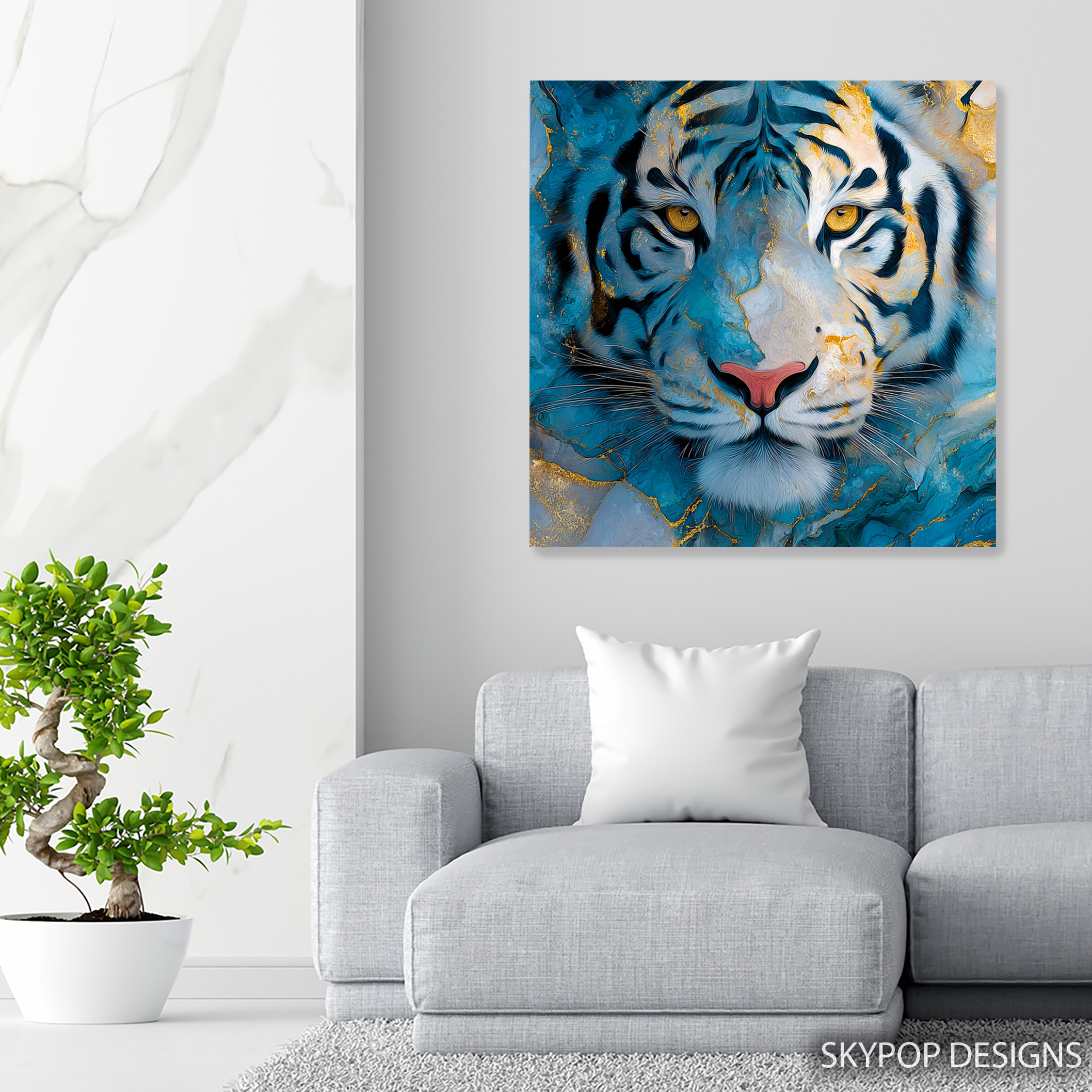 5.jpg Blue Tiger Art