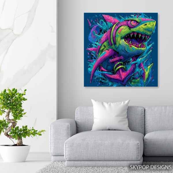 Shark Attack Art