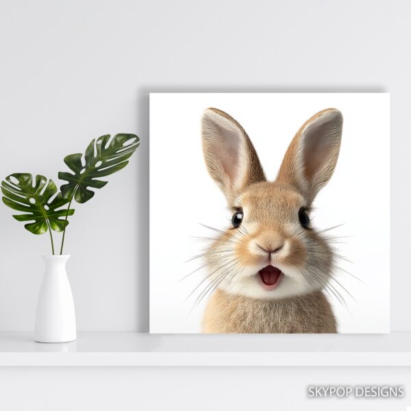 Surprised Bunny Art