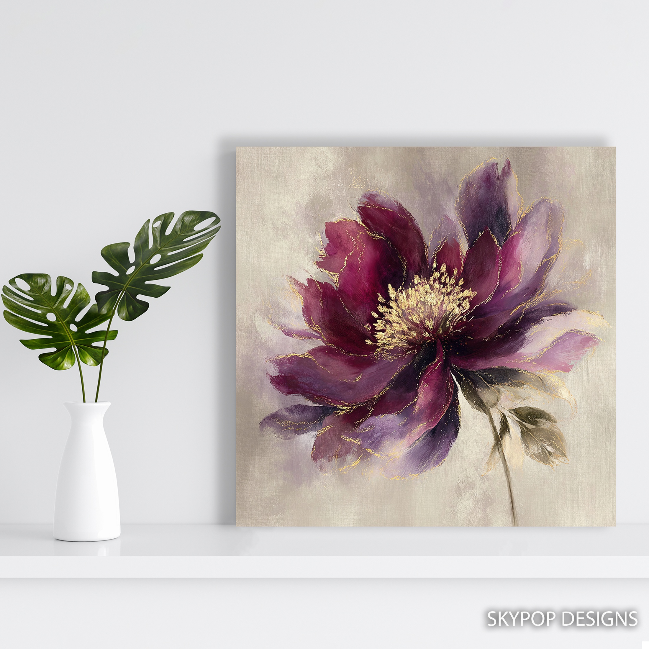 5.jpg Luxurious Purple Bloom Art
