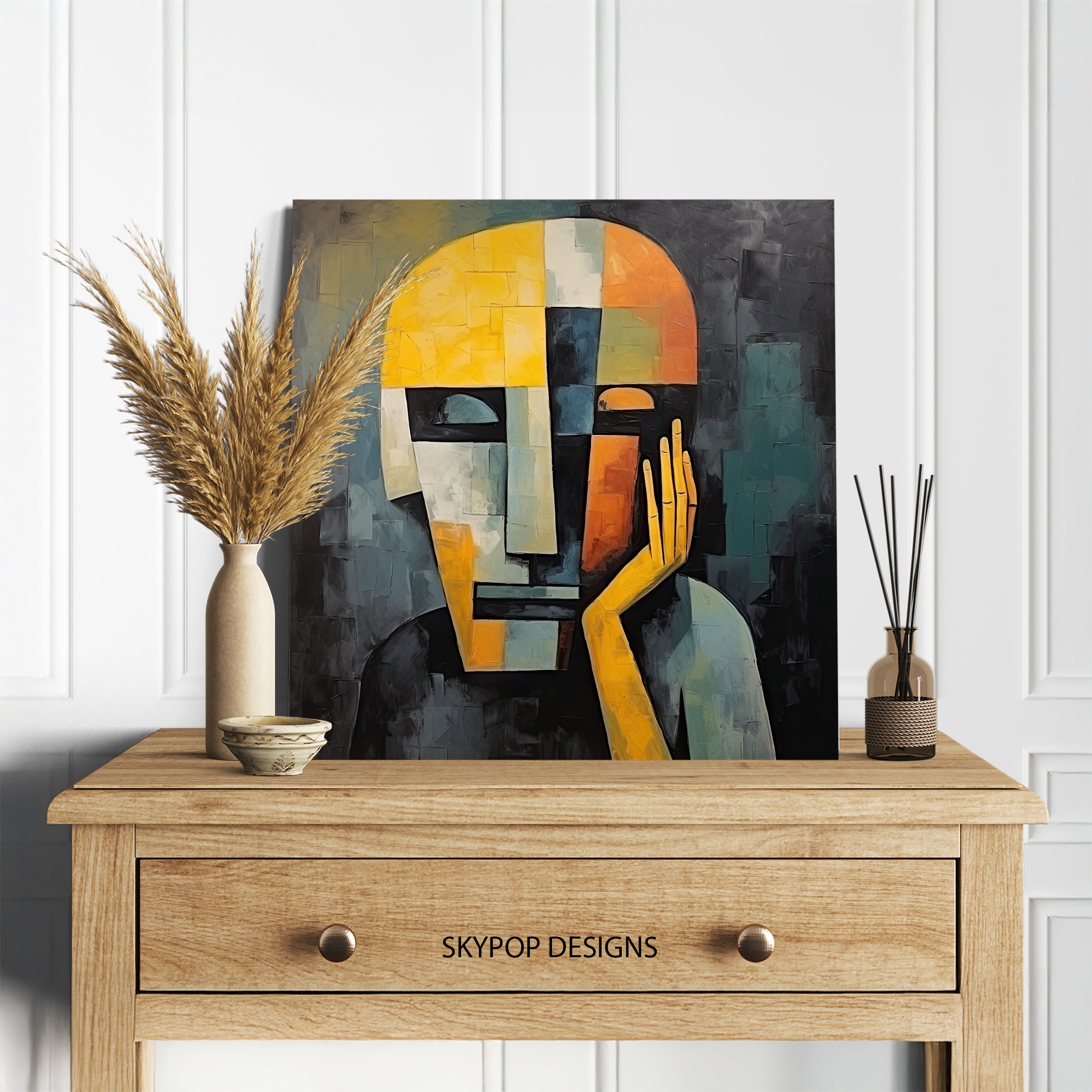5.jpg Geometric Face Art