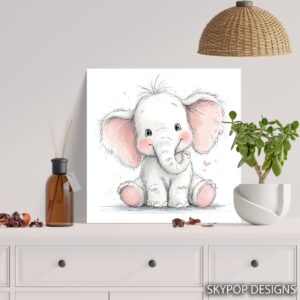 Baby Elephant Art