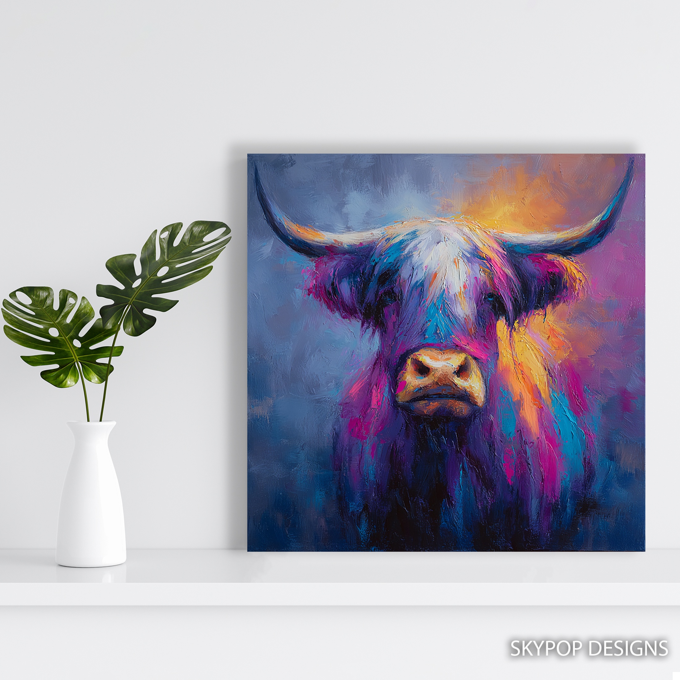 5.jpg Highland Cow Art